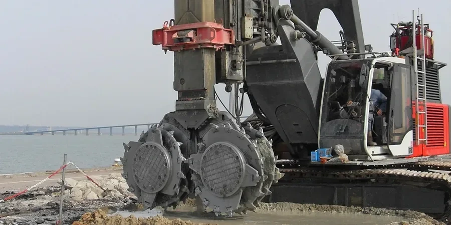 Illustrative image of Deep Soil Mixing (DSM) design in Birmingham Alabama